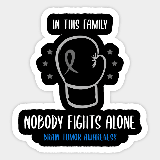 Brain Tumor Awareness Sticker by Advocacy Tees